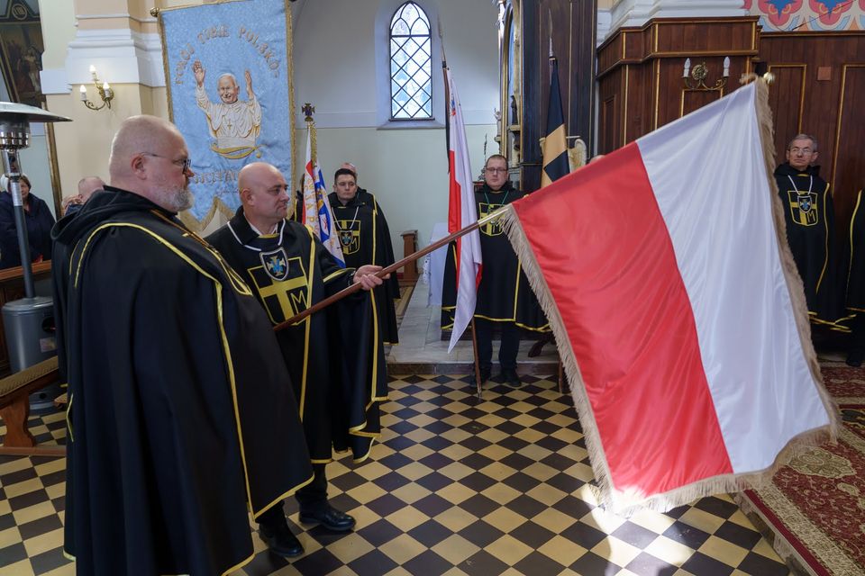 Zakon Rycerzy św Jana Pawła II chorągiew Św Małgorzaty w Leoncinie